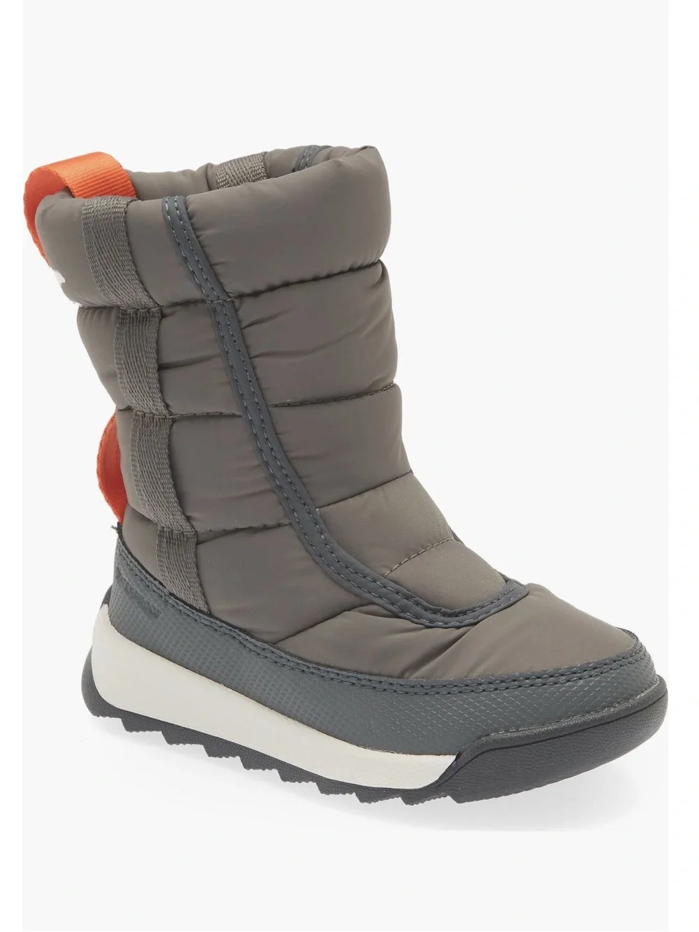 SOREL Whitney II Puffy Waterproof Boot In Olive Quarry & Sea Salt - Reemoly